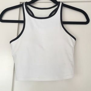 Fabletics white work out top